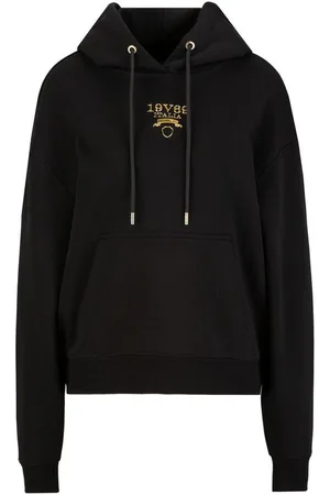 19V69 Italia Hoodie BURNER GOLD LOGO Damen Kapuzenpullover in mit goldenem Print - Verkäufer: Marco GmbH