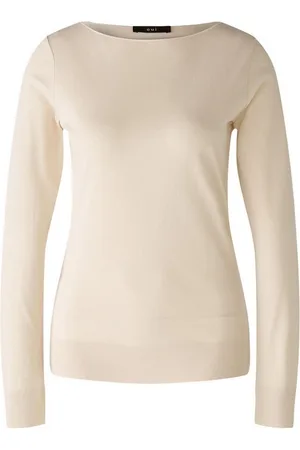 Oui Langarmshirt Langarmshirt Baumwollmischung - Verkäufer: