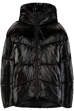 19V69 Italia Winterjacke JUDY Stilvolle schwarze Pufferjacke für Damen mit glänzendem Finish und - Verkäufer: Marco GmbH