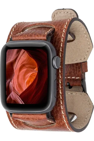 Burkley Smartwatch-Armband Exklusives Vintage Lederarmband, Handmade Stil 22 - Verkäufer: