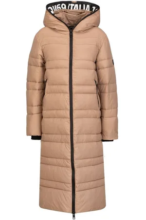 19V69 Italia Wintermantel GIUSEPPINA Stilvoller langer Puffer-Mantel für Damen mit Kapuze und markantem - Verkäufer: Marco GmbH