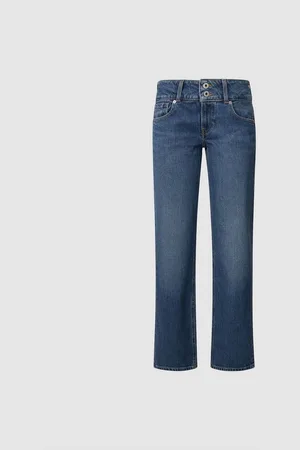 Pepe Jeans Gerade Jeans STRAIGHT JEANS LW mit doppeltem Knopfverschluss