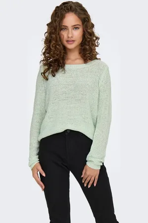 ONLY Strickpullover Einfarbiger Basic Strickpullover ONLGEENA ONLGEENA XO L/S PULLOVER KNT NOOS - Verkäufer: ARIZONAS