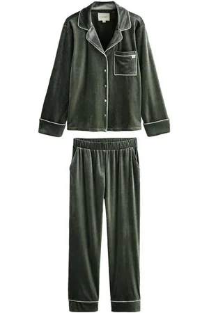 Laura Ashley Pyjama Samtpyjama mit Knopfleiste (2 tlg) - Verkäufer: Next Germany GmbH