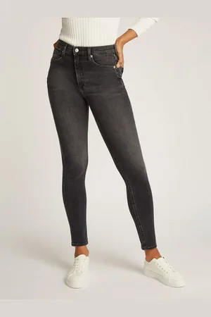 Calvin Klein Skinny-fit-Jeans HIGH RISE SKINNY mit Coinpocket, leichte Stoned wash Optik