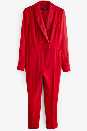 Next Jumpsuit Smoking-Jumpsuit mit transparenten Ärmeln (1-tlg) - Verkäufer: Germany GmbH