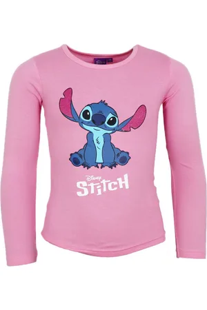 Disney Langarmshirt Lilo und Stitch Kinder Mädchen Langarmshirt Shirt Gr. 92 bis 128, Baumwolle - Verkäufer: WS-Trend
