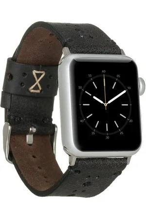 Burkley Smartwatch-Armband Exklusives Vintage Lederarmband, Handmade Stil 07, kompatibel mit Apple Watch Series 1-8 in 42/44/45mm - Verkäufer: