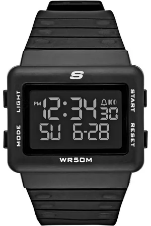 Skechers Chronograph LARSON SR1077, Quarzuhr, Armbanduhr, Herrenuhr, Silikonarmband, digital, Wochentag