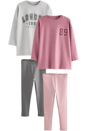 Next Pyjama 2er-Pack Schlafanzüge mit Leggings im College-Stil (4 tlg) - Verkäufer: Germany GmbH