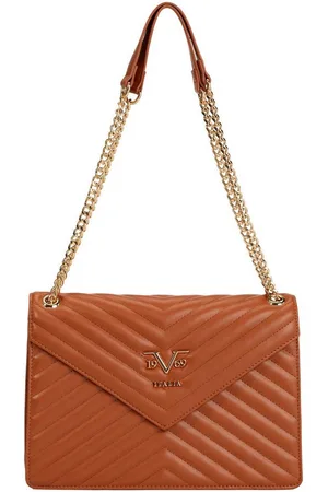 19V69 Italia Umhängetasche BIANCA, Stilvolle Damen-Handtasche aus Kunstleder mit auffälligem 19V69 - Verkäufer: Marco GmbH