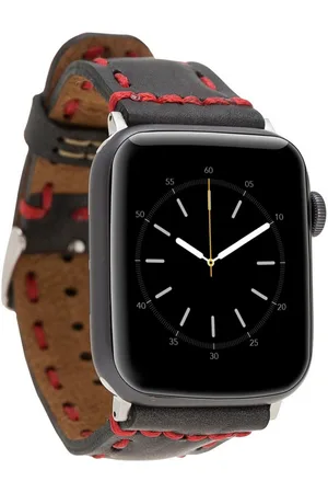 Burkley Smartwatch-Armband Exklusives Vintage Lederarmband, Handmade Stil 22, kompatibel mit Apple Watch Series 1-8 in 42/44/45mm - Verkäufer: