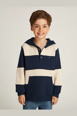 Tommy Hilfiger Kapuzensweatshirt STRIPED REG HOODIE im Streifendesign