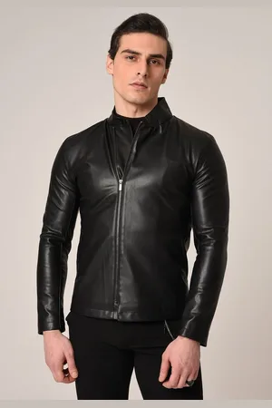 Antioch Winterjacke Stand Collar Faux Leather jacket - Verkäufer: SEBA