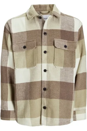JACK & JONES Langarmhemd JJEBRADLEY OLLIE OVERSHIRT LS NOOS mit Brusttaschen