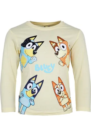 Bluey Langarmshirt Bingo Kinder Langarmshirt langarm Shirt Gr. 92 bis 116, 100% Baumwolle - Verkäufer: WS-Trend