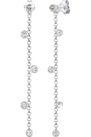 Elli Paar Ohrhänger Schmuck Geschenk Silber 925 Ohrringe, 0310872317, mit Glasstein