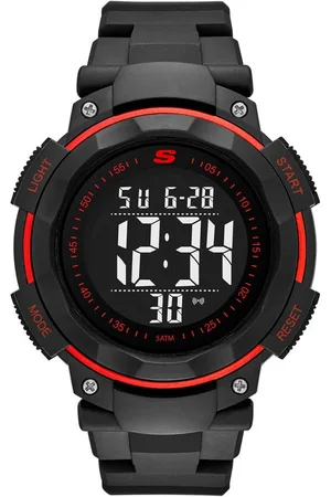 Skechers Chronograph RUHLAND SR1022, Quarzuhr, Armbanduhr, Herren, digital, Polyurethanband, Stoppfunktion