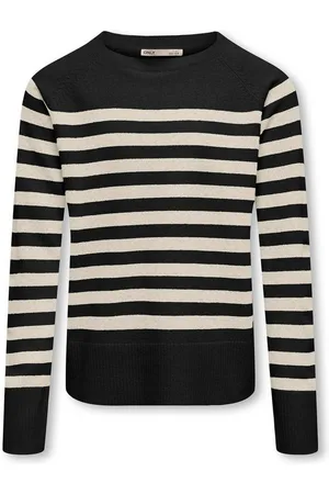ONLY Rundhalspullover KOGAMA LS STRIPE O-NECK KNT
