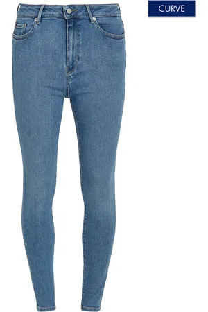Tommy Hilfiger Slim-fit-Jeans Jeans CRV HARLEM SKINNY in Großen Größen, Five Pocket Form