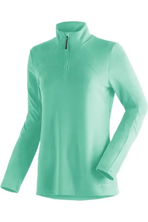 Maier Sports Funktionsshirt Bianka funktionaler Damen Midlayer für Outdoor Touren und Ausflüge