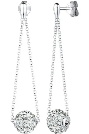Elli Paar Ohrhänger Schmuck Geschenk Silber 925 Ohrringe, 0303361915, mit Glasstein