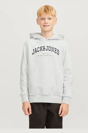 JACK & JONES Kapuzensweatshirt JJECALEB VARSITY SWEAT HOOD NOOS JNR