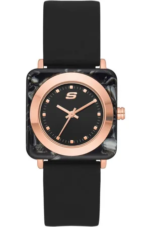 Skechers Quarzuhr CALABAR SR6207, Armbanduhr, Damenuhr, Silikonarmband, analog, Mineralglas