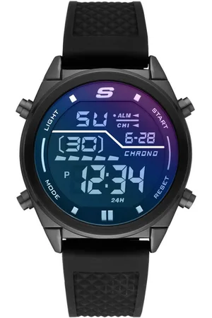 Skechers Chronograph KENTWOOD SR5142, Quarzuhr, Armbanduhr, Herrenuhr, Silikonarmband, digital, Wochentag