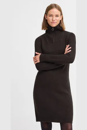 Oxmo Midikleid OXCARRYOLA modernes Strickkleid - Verkäufer: meinemarkenmode