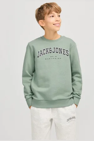 JACK & JONES Sweatshirt JJECALEB VARSITY SWEAT CREW NECK SN JNR
