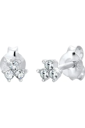 Elli Paar Ohrstecker Schmuck Geschenk Silber 925 Ohrringe, 0306292717, mit Glasstein