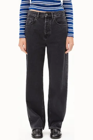 Armedangels Boyfriend-Jeans HAAYI Damen Baggy Jeans recycelte Baumwolle (Non-Stretch, 1-tlg., Baggy Fit) ebony black - Verkäufer: