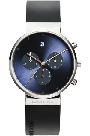 Jacob Jensen Titanuhr Herren Armbanduhr CHRONO 605K D. 37 mm Silikonband - Verkäufer: bellambiente