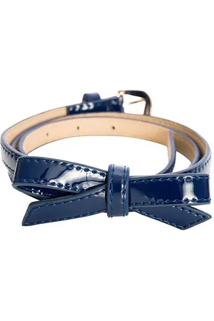 Banned Retro Taillengürtel Vintage Gold Rush Navyblau Retro Lack Gürtel mit Schleife - Verkäufer: Schompi Trading e.K.
