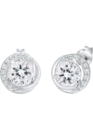Elli Paar Ohrstecker Schmuck Geschenk Silber 925 Ohrringe, 0309211818, mit Glasstein