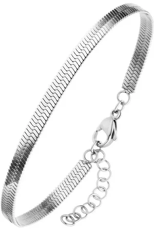 Jobo Armband Herringbone, Edelstahl 17-20 cm verstellbar