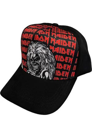 Iron Maiden Baseball Cap Unisex Baseball Cap: Eddie Logo Repeat - Verkäufer: fanseller