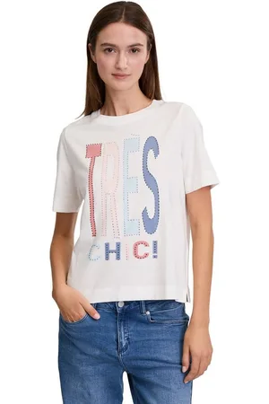 Cartoon Kurzarmshirt Printshirt mit Rundhalsausschnitt (1-tlg) Hotfix
