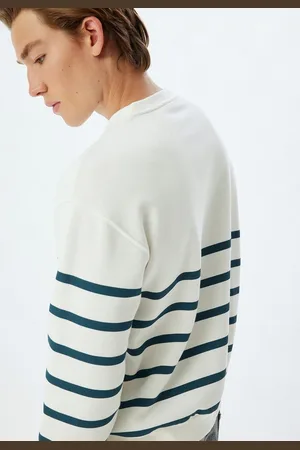 Koton Sweatshirt Rundhalsausschnitt Gestreift - Verkäufer: