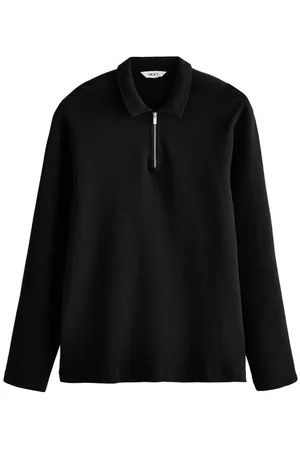 Next Langarm-Poloshirt Langärmeliges Poloshirt Waffel 100 % Baumwolle (1-tlg) - Verkäufer: Germany GmbH