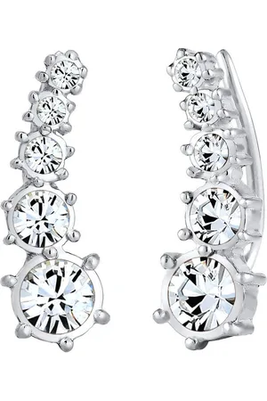 Elli Paar Ohrhänger Schmuck Geschenk Silber 925 Ohrringe, 0310431419, mit Glasstein