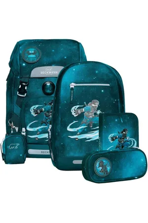 Beckmann Schulranzen Classic (6tlg., inkl. Sportrucksack, Federmäppchen, Schlamperrolle und Buttons) - Verkäufer: Ranzenfee & Koffertroll GmbH