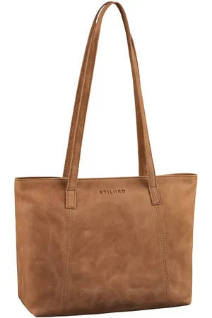 STILORD Handtasche "Tina" Elegante Leder Shopper Tasche Damen Groß für Laptop 13,6 Zoll - Verkäufer: Leder