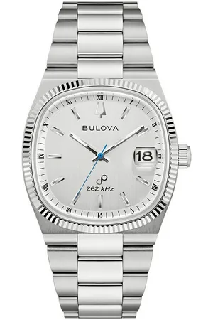 BULOVA Quarzuhr Super Seville 96B444, Armbanduhr, Herrenuhr, Edelstahlarmband, analog