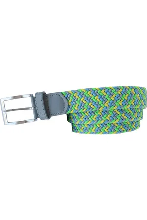 Alberto Flechtgürtel 01008537 Herren Gürtel Flechtgürtel Dornschließe Multicolor Braided - Verkäufer: APPAREL PARTNERS