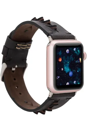 Burkley Smartwatch-Armband Exklusives Vintage Lederarmband, Handmade Stil 22 - Verkäufer: