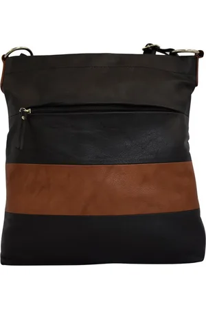 Cinino Handtasche Ledertasche schwarz mittelbraun - Verkäufer: Littmann