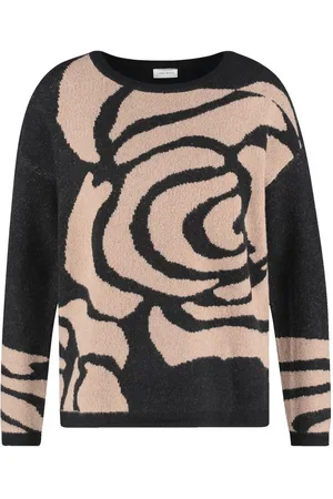 Gerry Weber Sweatshirt Strickpullover mit floralem Intarsien-Muster - Verkäufer: Modehaus Arz