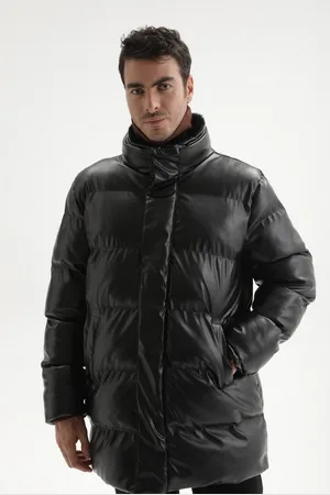 Antioch Winterjacke Faux Leather Long Puffer Jacket - Verkäufer: SEBA